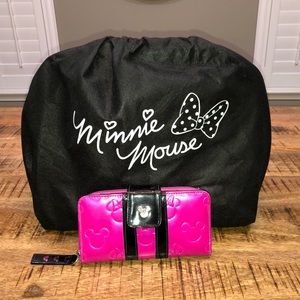 Loungefly Minnie Mouse Purse w/ matching wallet